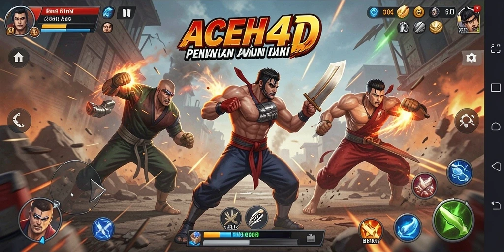 Gameplay intens ACEH4D dengan serangan memukau.