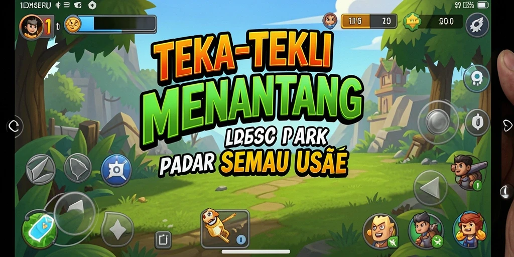 Tampilan gameplay menantang dari IDNSERU dengan berbagai teka-teki.