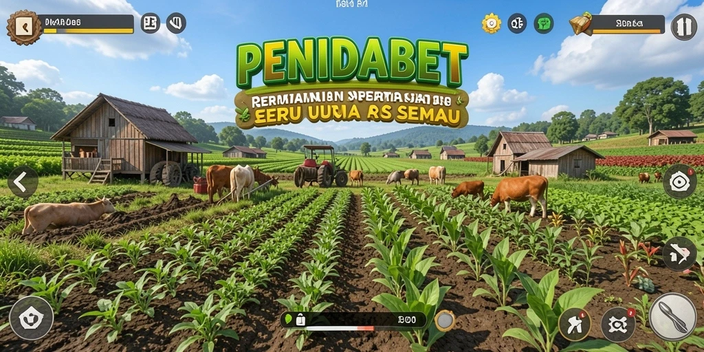 Tangkapan layar permainan PENIDABET menampilkan aktivitas bertani yang menarik.