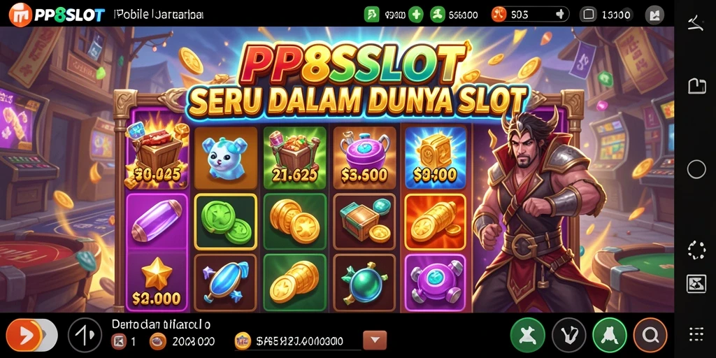 Tampilan gameplay seru dari PP8SLOT dalam aksi pertarungan yang mendebarkan.