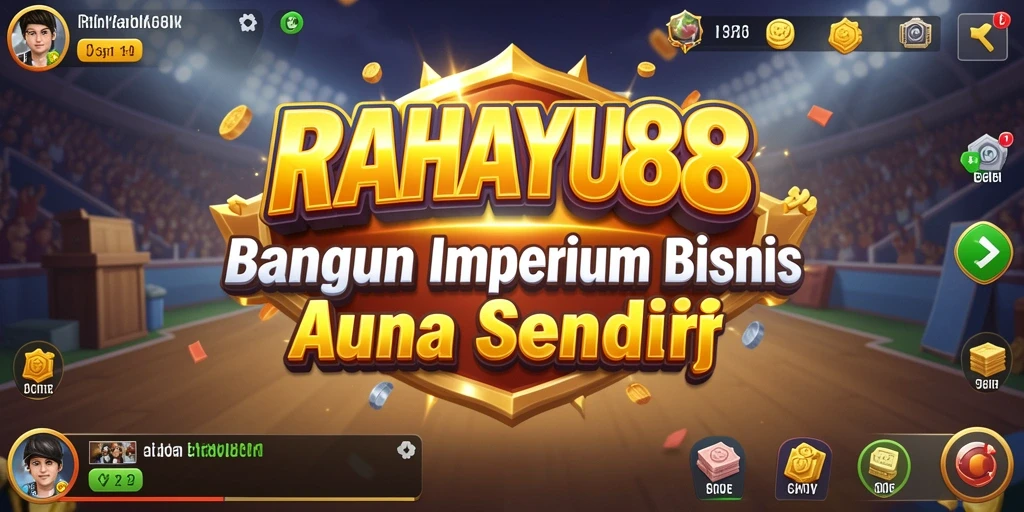 Screenshot gameplay RAHAYU88 menampilkan aksi membangun bisnis dengan grafis menarik.