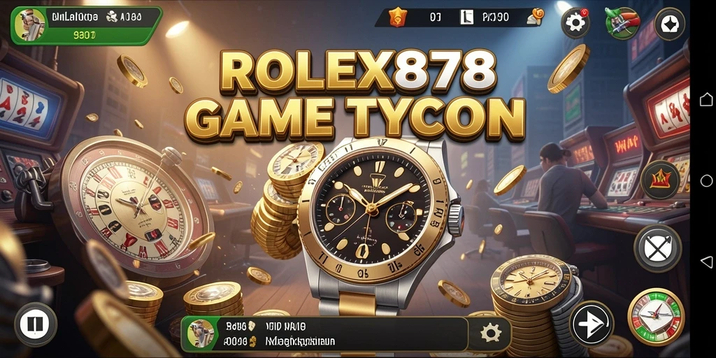 Gameplay menarik dalam ROLEX878 yang menggambarkan pembangunan bisnis Tycoon.